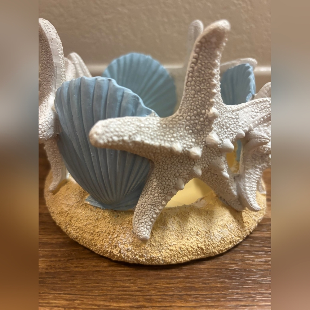 YANKEE CANDLE Beach Theme Candle Holder NEW! - Picture 4 of 17